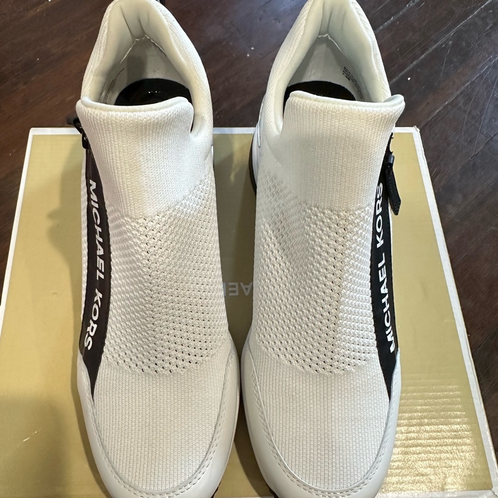 Michael Kors Willis Wedge Trainer Women Size 7.5